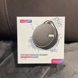 INSMY C12 IPX7 Waterproof Shower Bluetooth Portable Small Speaker